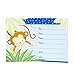 Unique Boy Monkey Baby Shower Party Invitations, 5.5