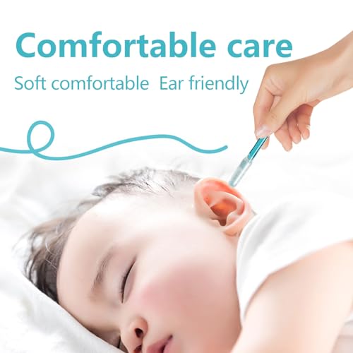 Ear Wax Removal Tools,48 Pack Ear Cleaning Tool, Reusable Ear Stick for Kids and Adults