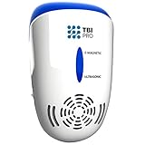 TBI Pro Ultrasonic Pest Repeller with Wall Plug - Indoor Mouse, Ant, Bee, Fly, Mosquito, Spider and Cockroach Control - No Poison, Safe, Quiet Electronic Devices with Night Light - 2000 Sq. Ft Range