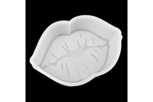 VONZK Car Freshie Mold Freshie Silicone Mold 3 1/2" L X 5" W X 1 1/4" H for Aroma Beads DIY Handmade Freshies Mould (Sexy Lip)