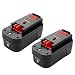 ANTRobut 2 Pack 18V 5000mAh HPB18-OPE Lithium Battery for Black and Decker 18 Volt Battery Firestorm Battery 244760-00 A1718 FS18FL FSB18 Black Decker 18V Battery primary