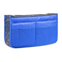 Vercord Purse Organizer Insert Handbag Organizer Bag in Bag 13 Pockets Sapphire Blue Large