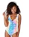 iHeartRaves Rainbow Tie Dye Zip-up One Piece Bodysuit (X-Large)