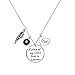 Dad Memorial Necklace Sympathy Gift- A Piece of My Heart Lives in Heaven In Memory of Dad