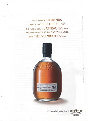 PRINT AD For Glenrothers Scotch Whisky Share The Glenrothes
