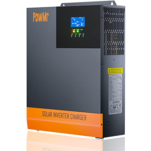 PowMr 5600W Solar Hybrid Inverter 48V, 5.6KW Off Grid Pure Sine Wave