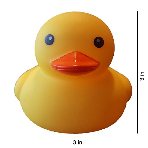Bulk Rubber Ducks Large Yellow Rubber Ducks (4" x 3" x 3", Yellow