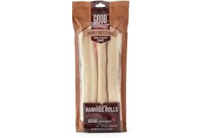 Good Lovin' Highly Digestible Rawhide Rolls for Dogs 11.2 oz. Count of 3