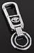 TSD Car Key chain Zinc alloy Handmade Leather Double Ring Keychain For Toyota
