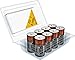 8 Pack of Duracell C Size Alkaline MN1400 Duralock Batteries w/ Plastic Storage Battery Clamshell Blister Case