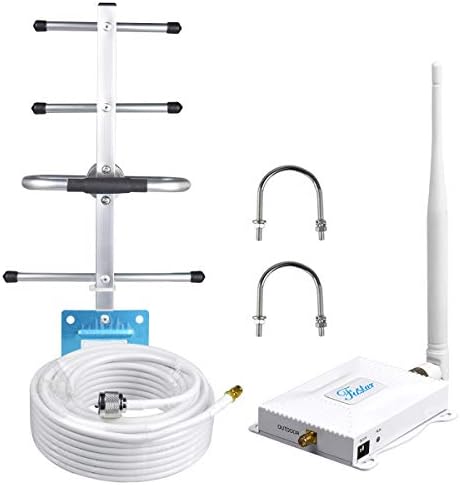 AT&T Cell Signal Booster 4G LTE 700mhz Band 12/17 AT&T Cell Phone Signal Booster Amplifier for Home,AT&T Cricket U.S. Cellular Cell Booster Repeater,Increase 4G Data and Voice 2000sq.ft Whip+Yagi