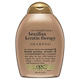 Organix Ever Straight Brazilian Keratin Therapy Shampoo and Conditioner Set, 13 Ounce Each