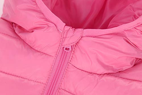 XILALU Baby Girl Boy Kids Light Down Jacket,Windproof Zipper Cable Hooded Coat Winter Warm Toddler Snowsuit(18M-8T)