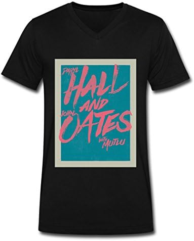 AH popular boy's Hall and Oates fashion shirt men's t shirt Black XXL
