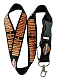 Harley Davidson Lanyard Keychain Holder with Buckle