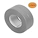 Tub and Wall Sealing Caulk Strip Wall and Corner Self Adhesive Peel and Caulk Strip Fixture Tape Caulk Sealer Tub Surround Waterproof Decorative Sealer Trim Pack of 2 (Grey)