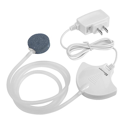 Mylivell Super Quiet Aquarium Air Pump High Out Oxygen Air Pump for Fish Tank Aquaculture White