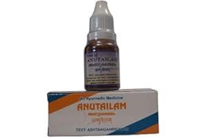 Arya Vaidya Sala, Kottakkal Anu Tailam, 10 ml, Ayurvedic Nasya,