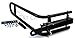 Rear Seat Trailer Hitch with Receiver and Grab Bar for Back of Golf Cart