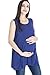 Smallshow Maternity Tops Sleeveless Tunic with Discrete Nursing Access (S)
