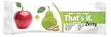 That's It Fruit Bar Zesty, Apples + Pear & Ginger