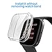 Compatible for Fitbit Versa 2 Case, 3 Pack Full Body Cover Soft TPU Screen Protector Case Anti-Scratch Protective Case for Fitbit Versa 2 Smartwatch