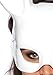 Leg Avenue womens Masquerade Rabbit Mask Costume Accessories, White, One Size US