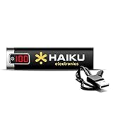 Haiku 3200mah Power Bank with LCD Screen - Lipstick-sized High Capacity Portable Charger External Battery Power Bank for Iphone, Samsung, Htc, Nokia, Lg, Sony, Blackberry and More (Black)
