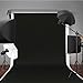 Kshioe Professional 5.2x9.8ft Non-Woven Fabrics Black Screen Photo Backdrop Studio Photography for Photographer, Black