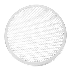 DOITOOL 1 Stks Aluminium Pizza Pan Netto Pizza Bakken Pan Netto Pizza Pan Dikken Pizza Baknet voor Thuis Keuken…