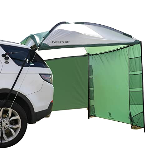GEERTOP Car Awning for SUV Lightweight Truck Canopy Tailgate Tent Sun