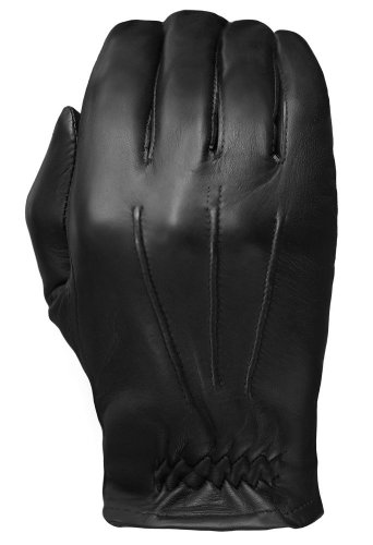 Tough Gloves Men's Ultra Thin Marksman Leather Gloves Size 9 Color Black