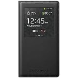 Samsung Galaxy Note 3 Wireless Charging Case S View Flip Cover Folio - Black