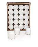 Dashington® Unscented White Votive Candles, 10 Hour Burn Time (Pack of 20)