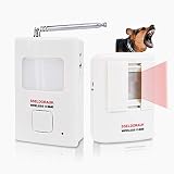 Dog Barking Alarm Motion Detector,Pir Wireless Human Body Walking Sensor Doorbell Door Security Alert System Device for Home or Office Burglar Deterrent (Pack of 1)