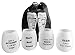 4 Beer Glasses Unbreakable W/Bag-Great Gift Food Grade Silicone Cups Mugs Durable Shatterproof Small Travel Great for Wine Whiskey Cocktail any Beverage Outdoor Party Pool Camping Beach (Frosted A)