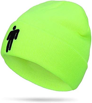 Billie Eilish Merch Beanie Lovely Knit Hat Stretchy Cap for Men Women Chartreuse