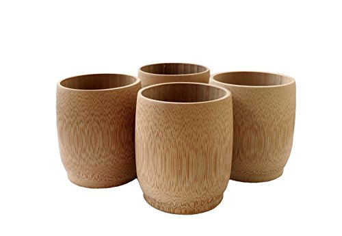 1 KCHAIN+4pcs+Drinking+Coffee+Bamboo