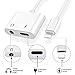 Headphone Jack Adapter Dongle for iPhone 7/7 Plus/8/8 Plus/X/Xs/XR/Xs Max Adapter to 3.5mm Jack Converter Fast Car Charger Accessories Cables & Audio Connector 2 in 1 Earphone Splitter Adapterthumb 1