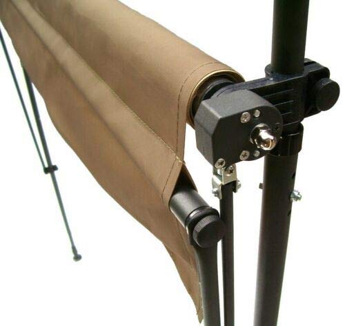 D&L Markise Klemmmarkise 350cm Balkonmarkise Sonnenschutz Handkurbel 56020 Einziehbar, Höhenverstellbar, manuell – Bild 6