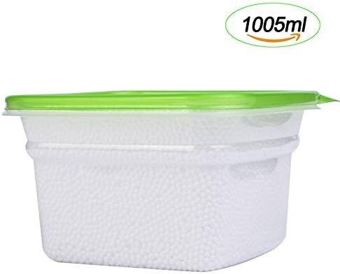 Diomate 2-4mm Styrofoam Balls Beads for Slime or Decorative DIY Crafts (White, 1005ml)