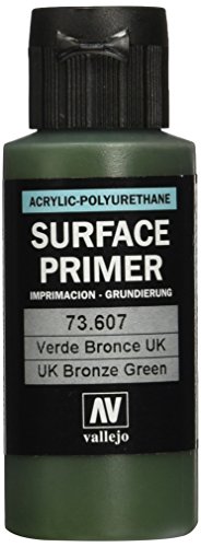 Vallejo UK Bronze Green Primer Acrylic Polyurethane, 60ml