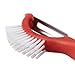 Rachael Ray Kitchen Gadgets Vegetable/Fruit Peeler with Brush, 3-In-1 Tool, Red