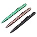 Tactical Pen Portable Survival Aluminum LED Pen Self Defense for Glass Breaker and Self-defense Mutifunctional Emergent Tool (Aluminum+LED,Green)