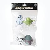 Disney Parks Star Wars Car Antenna Topper Top Set of 4 R2D2 Boba Fett Yoda Storm Trooper R2 D2
