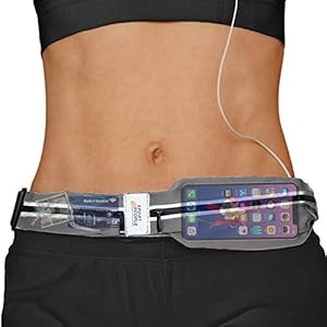 sport2people Running Belt – iPhone X 7 8 10 11 Plus zakje voor hardlopers, fitnessuitrusting voor handsfree training…