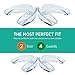 Ubittek Teeth Grinding Moldable Custom Dental Night Guards - 2-Size, 4 Pieces Mouth Guards