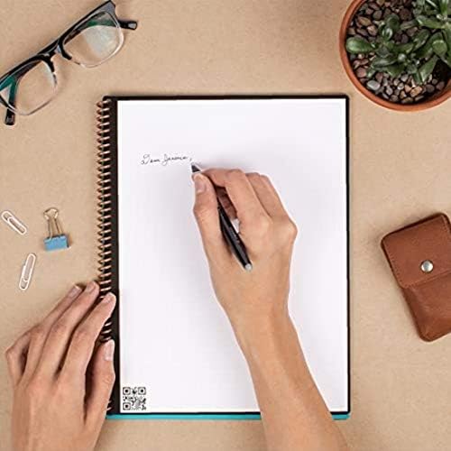 Rocketbook Reusable Digital Notebook, Smart Notepad A5 Red, Wirebound Note Book To Do List Pad - Image 5