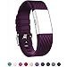 DB for Fitbit Charge 2 Bands Rose Gold Buckle,Charge 2 Sport Replacement Bands Lavender, Fitbit Charge 2 Accessory Wristbands Large