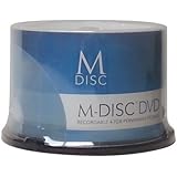 M-DISC 4.7GB DVD+R Permanent Data Archival / Backup Blank Disc Media - 50 Pack